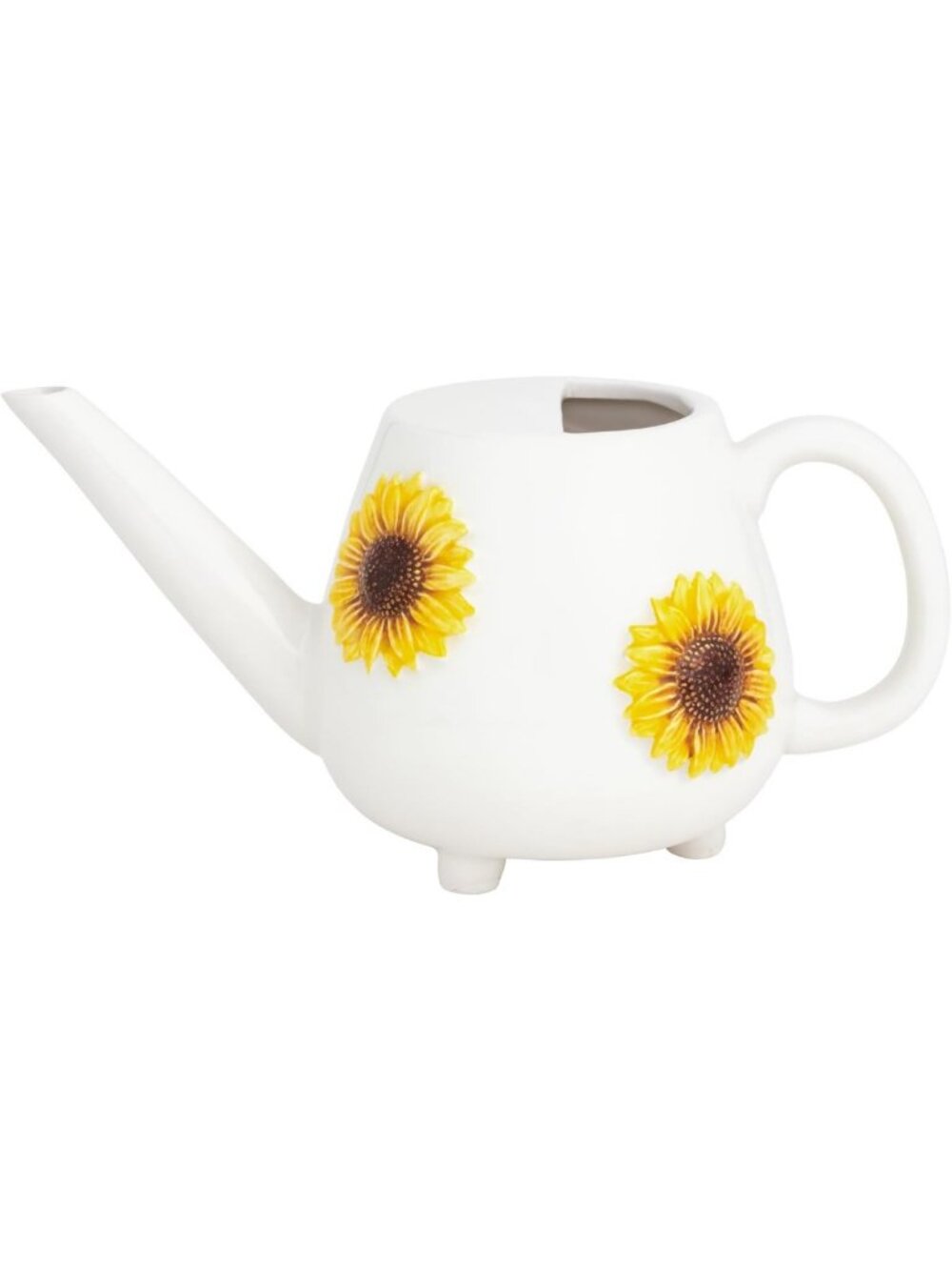 Charming Sunflower Ceramic Watering Can | Decorative Garden Tool & Gift